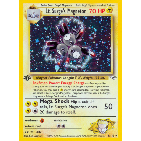 Lt. Surge's Magneton (Holo)