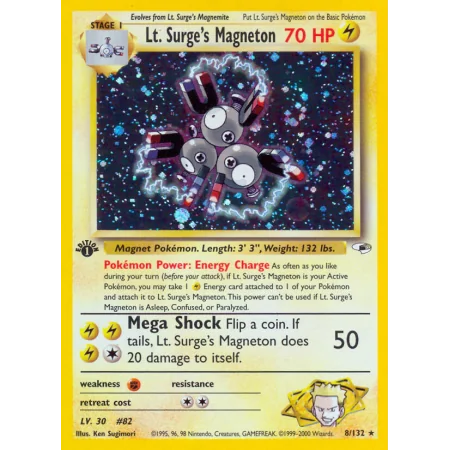 Lt. Surge's Magneton (Holo)