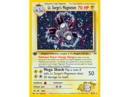 Lt. Surge's Magneton (Holo)