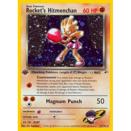 Rocket's Hitmonchan (Holo)