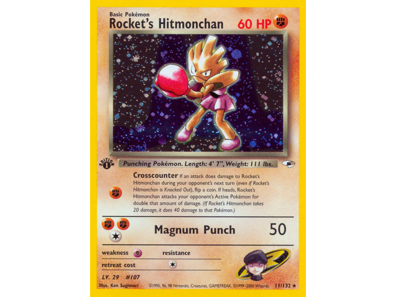 Rocket's Hitmonchan (Holo)