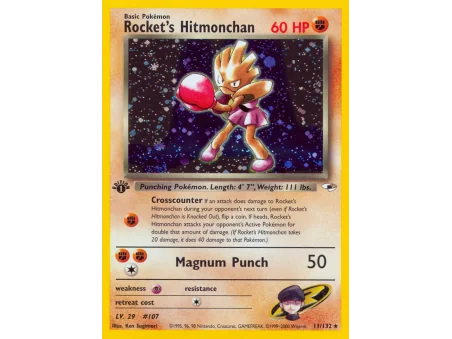 Rocket's Hitmonchan (Holo)