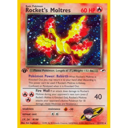 Rocket's Moltres (Holo)