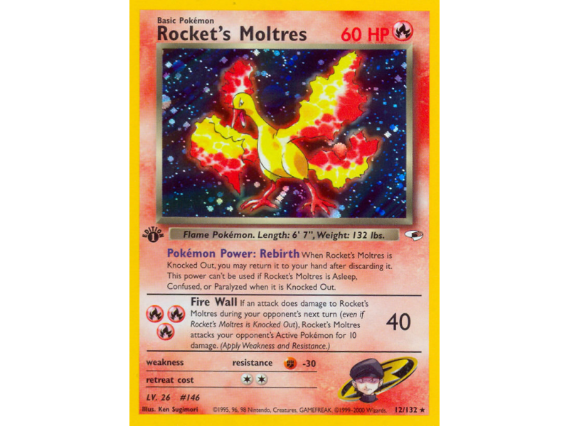 Rocket's Moltres (Holo)