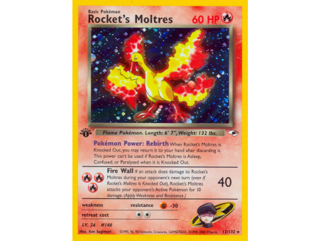 Rocket's Moltres (Holo)