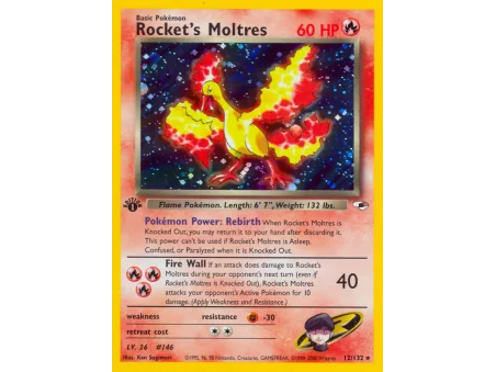 Rocket's Moltres (Holo)