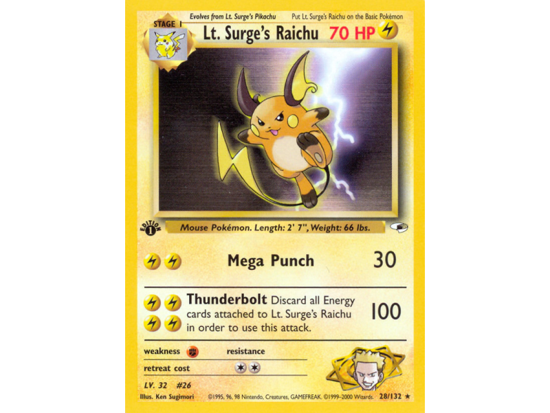 Lt. Surge's Raichu