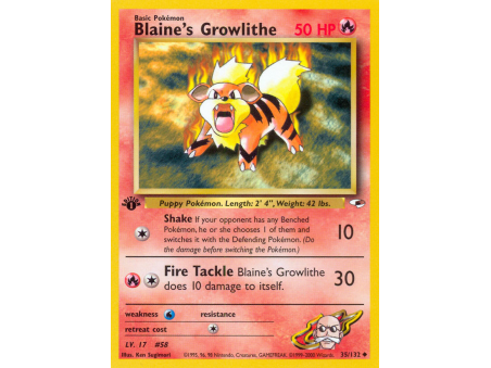 Blaine's Growlithe