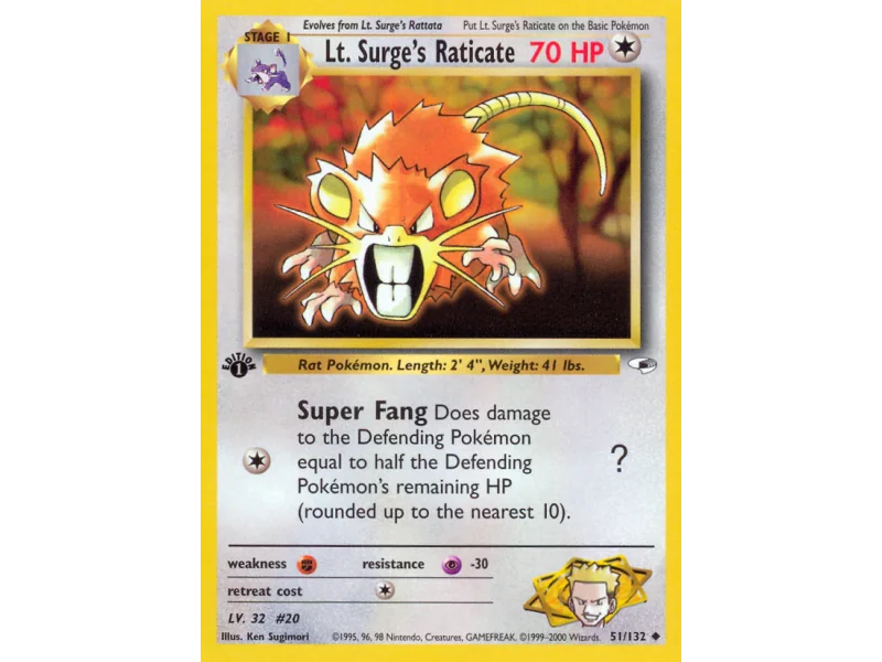 Lt. Surge's Raticate