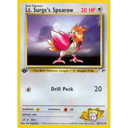 Lt. Surge's Spearow