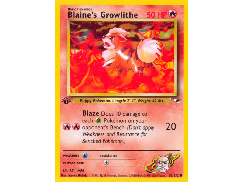 Blaine's Growlithe