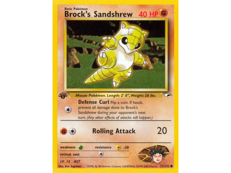 Brock's Sandshrew