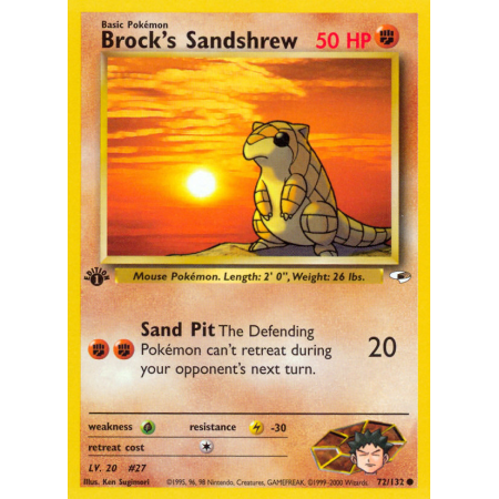 Brock's Sandshrew