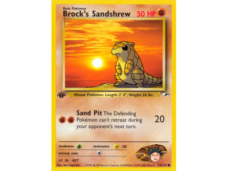 Brock's Sandshrew