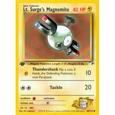 Lt. Surge's Magnemite