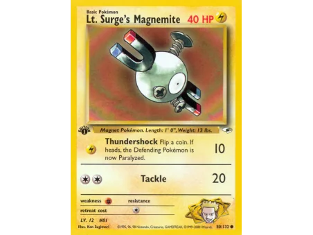 Lt. Surge's Magnemite