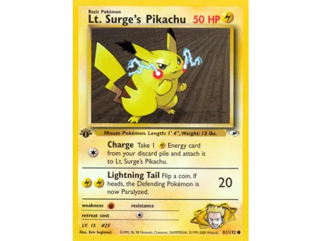 Lt. Surge's Pikachu