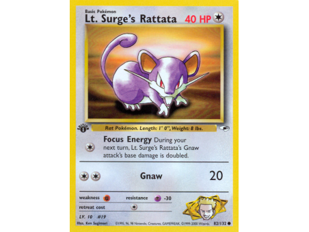Lt. Surge's Rattata