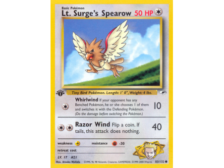 Lt. Surge's Spearow
