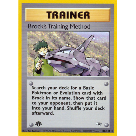 Brock's Training Method