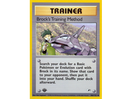 Brock's Training Method