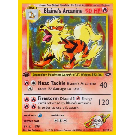 Blaine's Arcanine (Holo)
