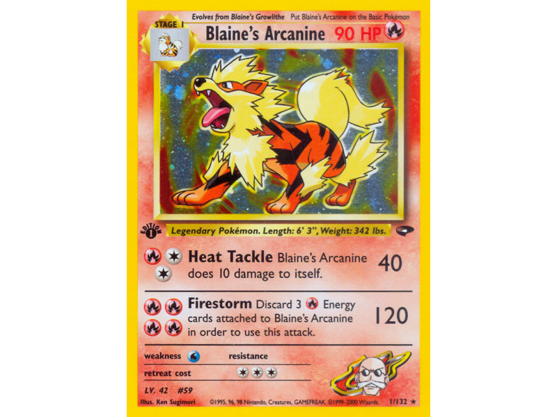 Blaine's Arcanine (Holo)