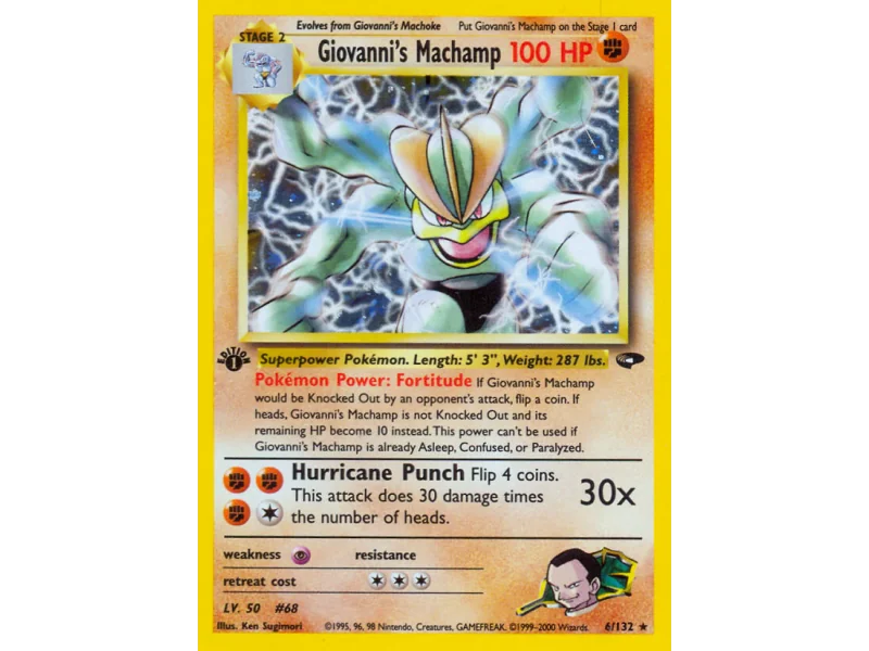 Giovanni's Machamp (Holo)