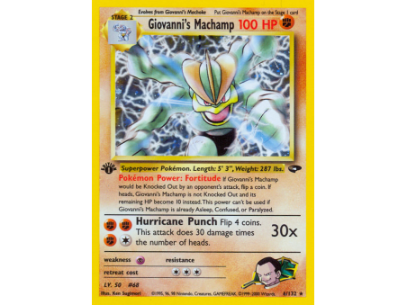 Giovanni's Machamp (Holo)
