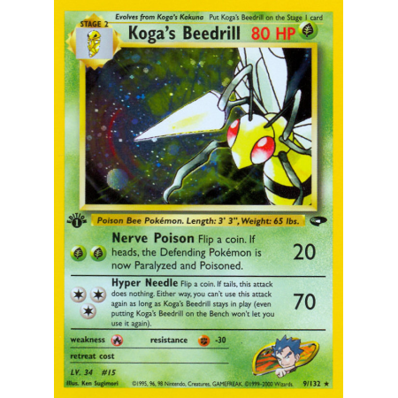 Koga's Beedrill (Holo)