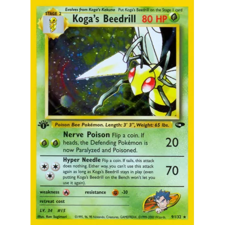 Koga's Beedrill (Holo)