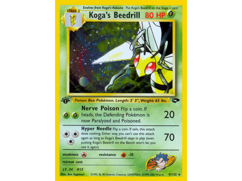 Koga's Beedrill (Holo)