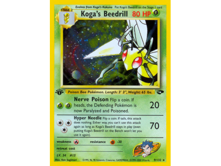 Koga's Beedrill (Holo)