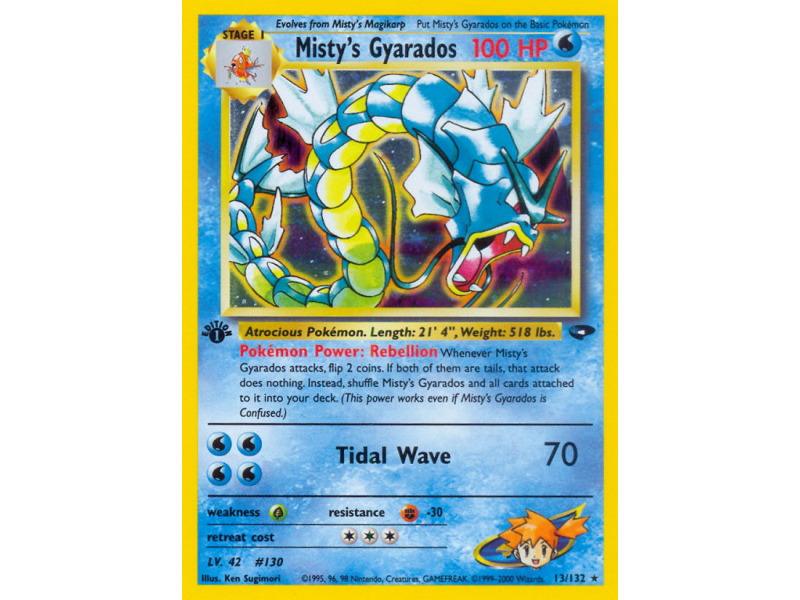 Misty's Gyarados (Holo)