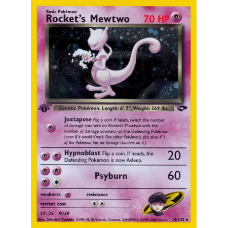 Rocket's Mewtwo (Holo)