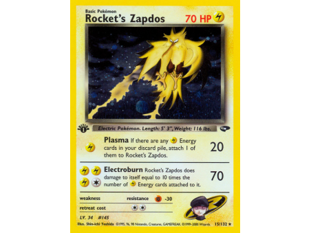 Rocket's Zapdos (Holo)