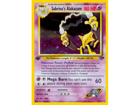 Sabrina's Alakazam (Holo)