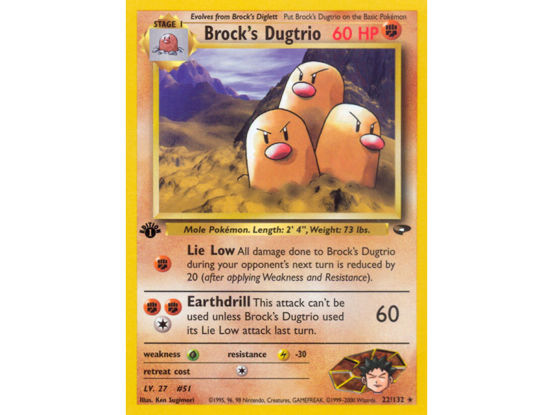 Brock's Dugtrio
