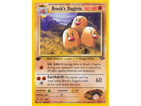 Brock's Dugtrio