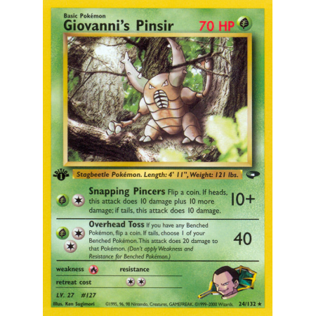 Giovanni's Pinsir
