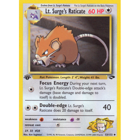 Lt. Surge's Raticate