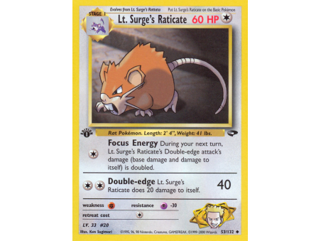 Lt. Surge's Raticate