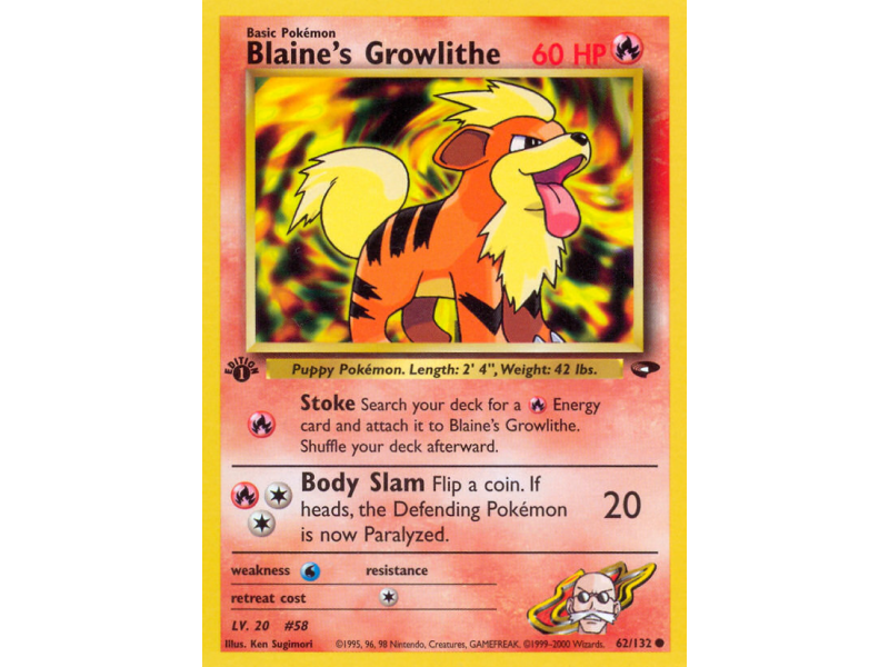 Blaine's Growlithe