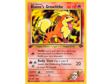 Blaine's Growlithe