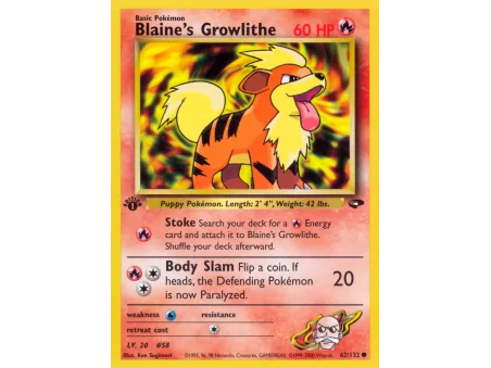 Blaine's Growlithe