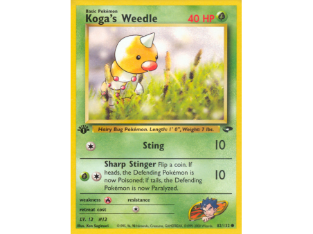 Koga's Weedle
