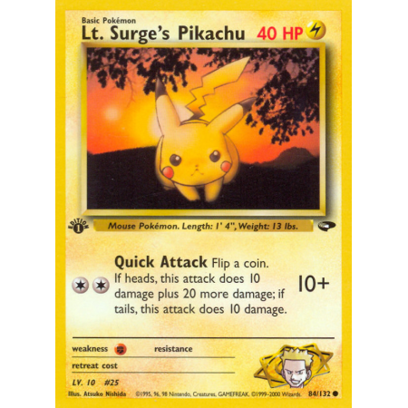 Lt. Surge's Pikachu