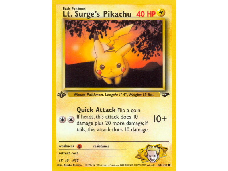 Lt. Surge's Pikachu