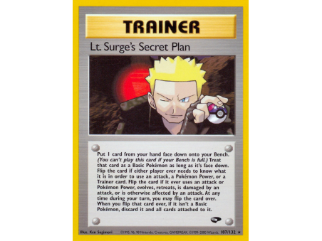 Lt. Surge's Secret Plan