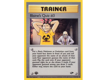 Blaine's Quiz 3